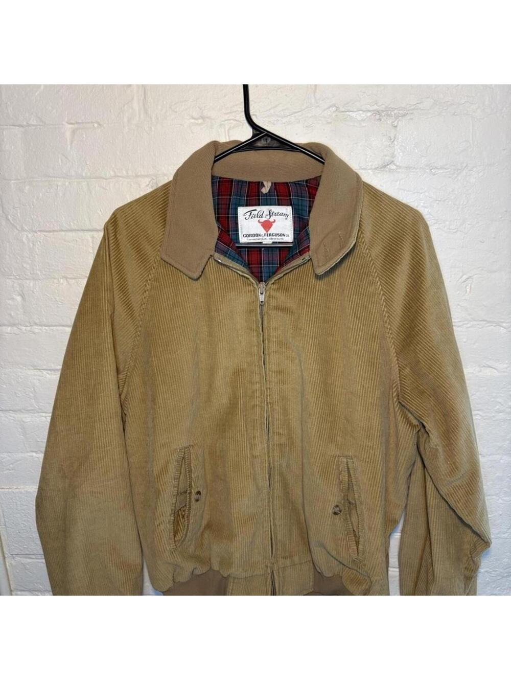 Field Stream Corduroy Harrington Jacket Size 40